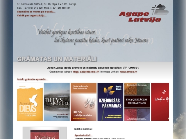 Agape Europe e. V. pārstāvniecība Latvijā, 