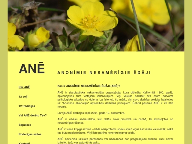Anonīmie nesamērīgie ēdāji pašpalīdzības grupa, 
